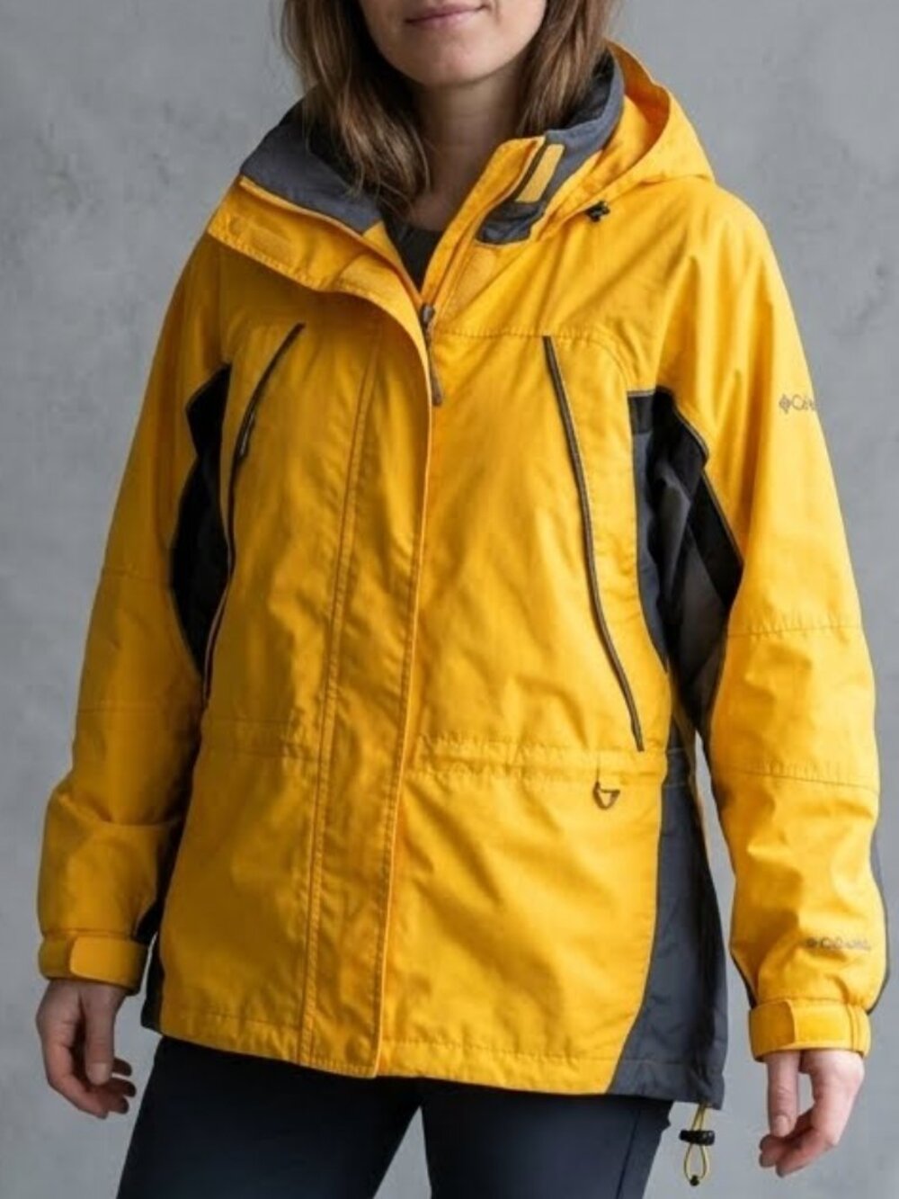 Columbia Fire Ridge Hooded Vintage Windbreaker Shell 3 in 1 Jacket Women's Large